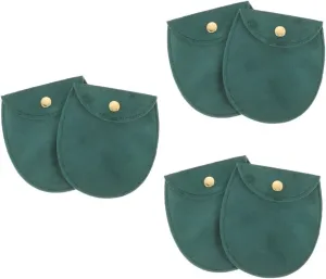 PartyKindom 3sets Quality Watch Storage Bag Retro Chain Design Pouch for Pocket Watch Protection 2pcs*3