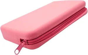 PartyKindom Silicone Makeup Brush Bag Portable Travel Toiletry Bag Zipper Closure Organizer for Women