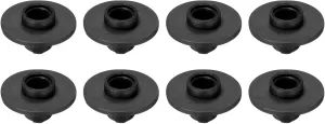 PATIKIL Camping Chair Foot, 8 Pack 14mm Tubing Dia Detachable Anti-Slip Stool Feet Replacement for Hiking Outdoor, Black