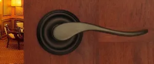 Pavilion by FPL- Solid Brass Passage Lever Set for Closet/Hallway Doors, 2-3/8" Backset, Polished Chrome Finish