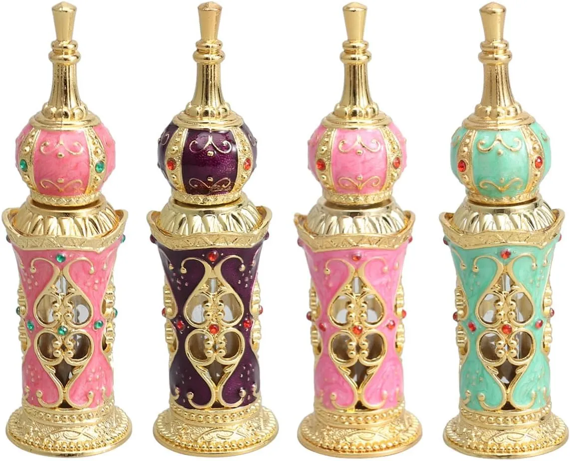 Perfume Bottles Travel Refillable Retro Refillable Perfume Container Perfumes Para Mujer Liquid Dropper Bottles Water Bottle Arab Perfumes for Women Middle East Miss
