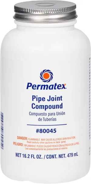 Permatex 80045 Pipe Joint Compound, 16.2 oz. Bottle