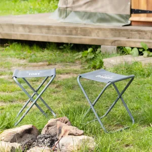 Personalised Camping Stool Charcoal