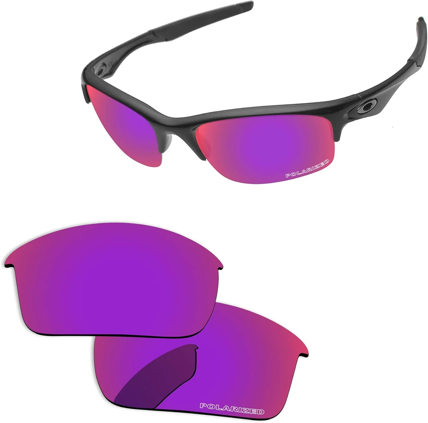 Polarized Lenses Replacement for Oakley Bottle Rocket OO9164 Sunglasses 2 Pairs Packed