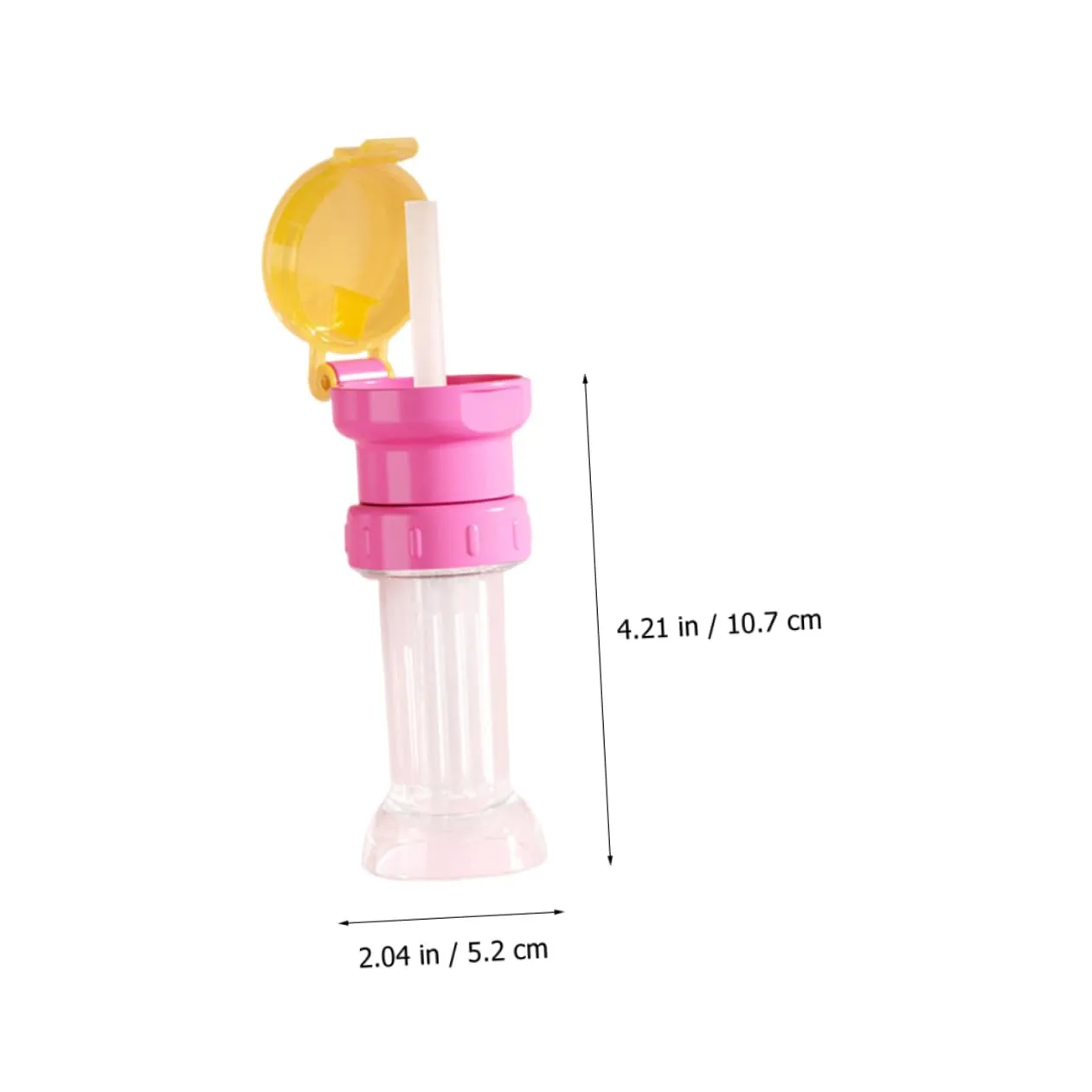 POPETPOP 2sets Multi-size Water Bottle Adapter Straw Toddler Boys and Girls Friendly Bottle Topper 4pcs*2