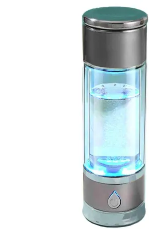 Portable 3 in 1 Hydrogen-Rich Water Bottle, 1600ppb High-Concentration Hydrogen Generator, 350ml Anti-Aging Alkaline Health Bottle, for Family Trip
