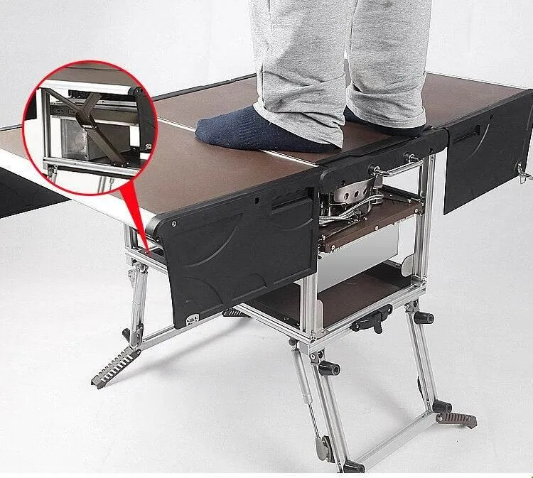 Portable Camping Kitchen - Foldable Outdoor Cooking Station