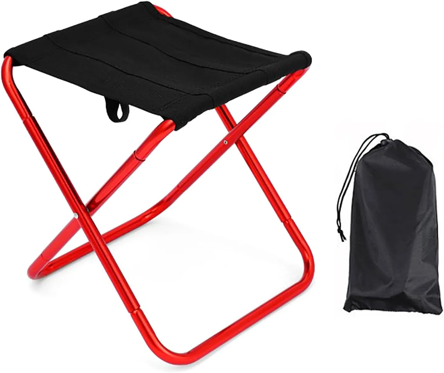 Portable Camping Stool Foot Rests Outdoor Folding Stool Little Fishing Chair Comfortable Stool Easy to Carry