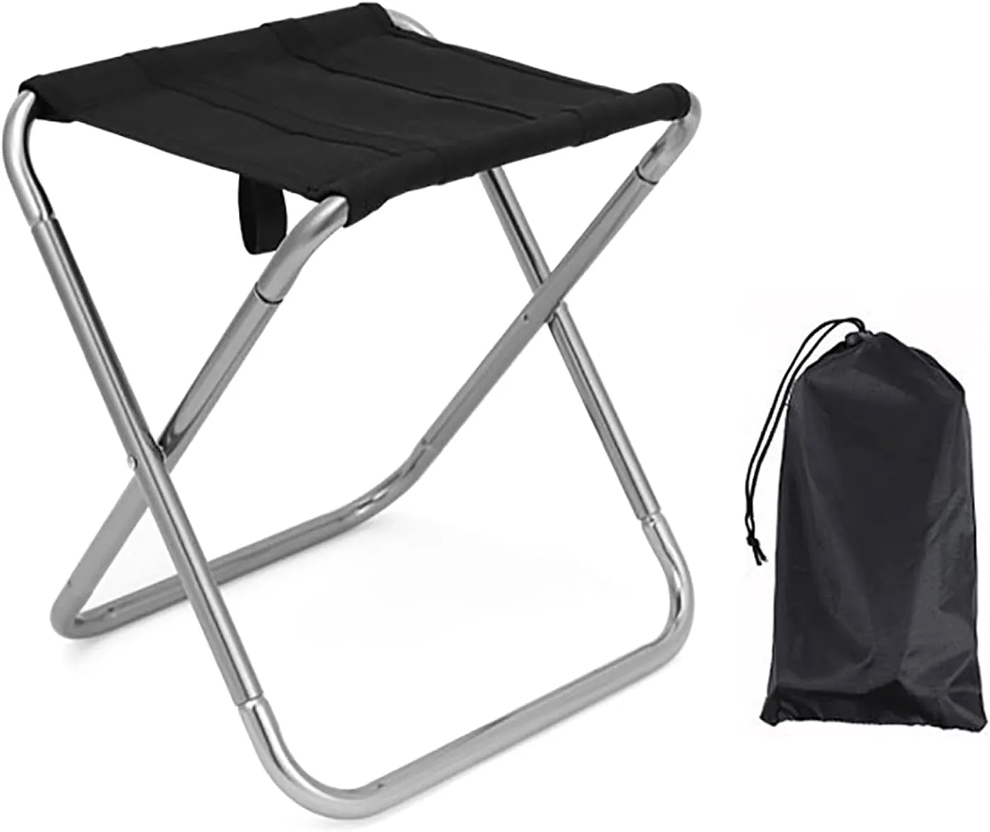 Portable Camping Stool Foot Rests Outdoor Folding Stool Little Fishing Chair Comfortable Stool Easy to Carry
