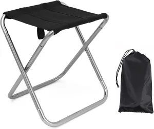 Portable Camping Stool Foot Rests Outdoor Folding Stool Little Fishing Chair Comfortable Stool Easy to Carry