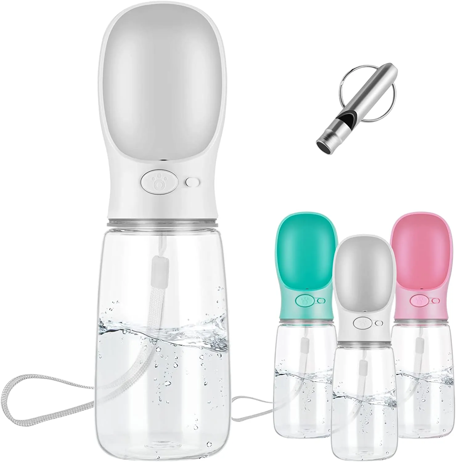Portable Dog Water Bottle - Spillproof, Food Grade & BPA Free
