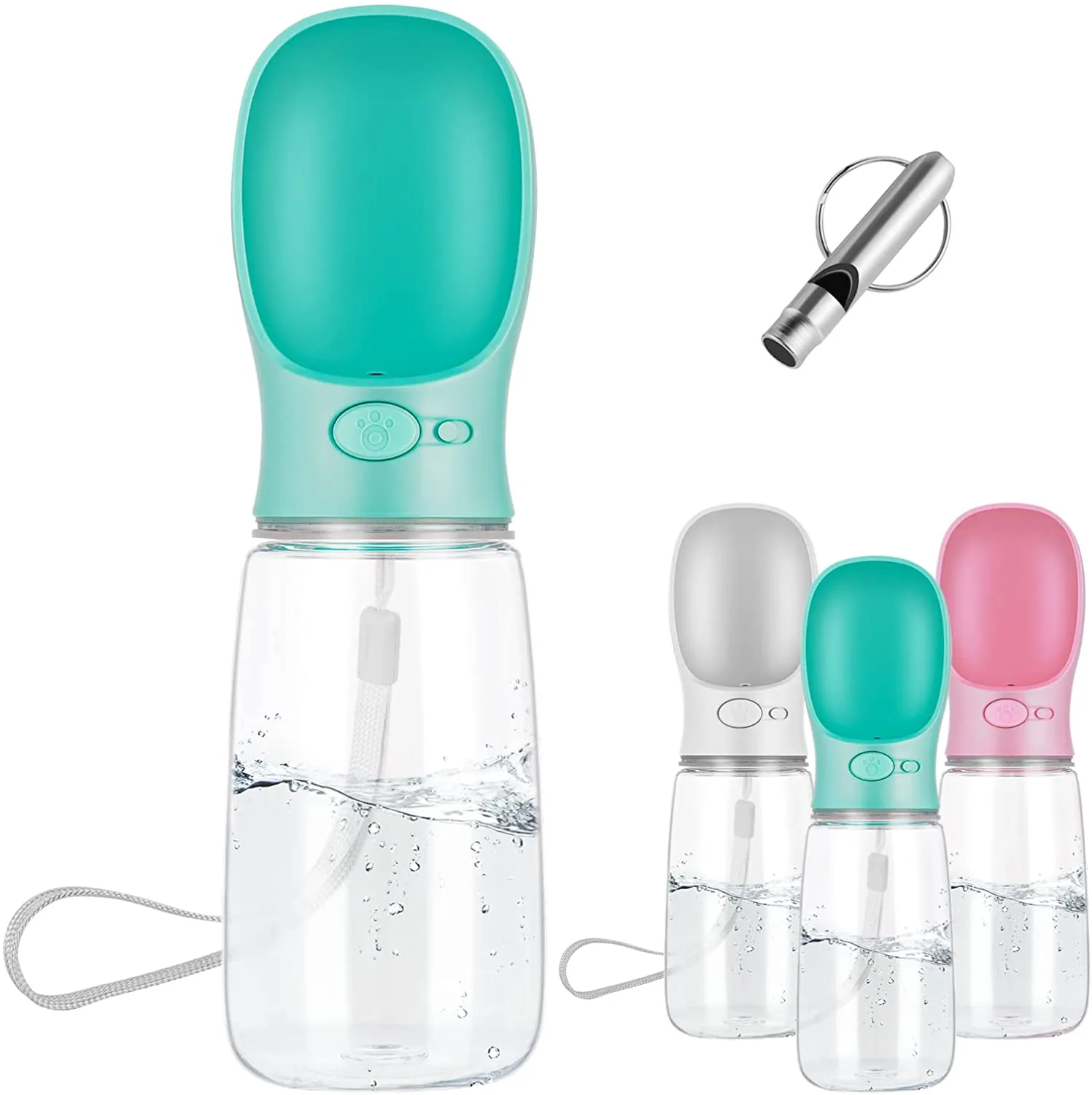 Portable Dog Water Bottle - Spillproof, Food Grade & BPA Free