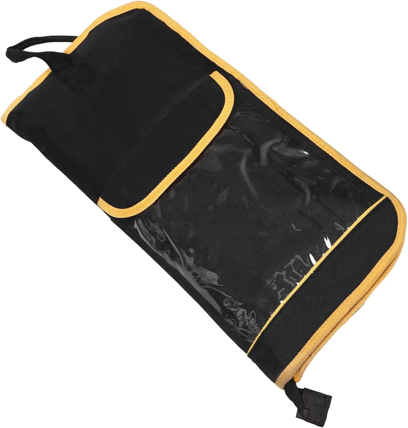 Portable Dumb Drum Pad Bag Organizer Case with Shoulder Strap for Drum Pads Mallets Drumsticks Chic Design for Musicians The Go