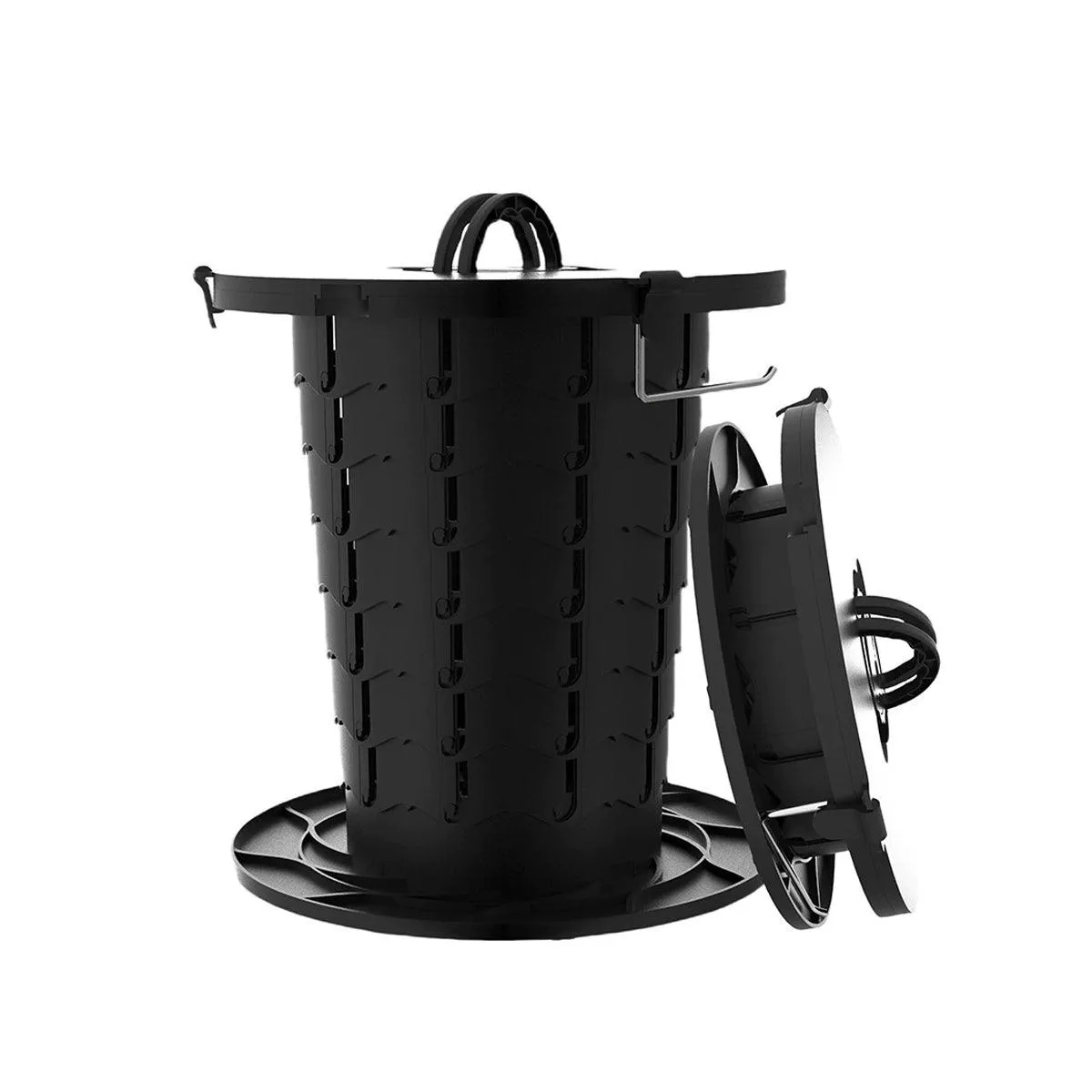 Portable Folding Camping Toilet Outdoor Emergency Travel Compact Toilet Seat