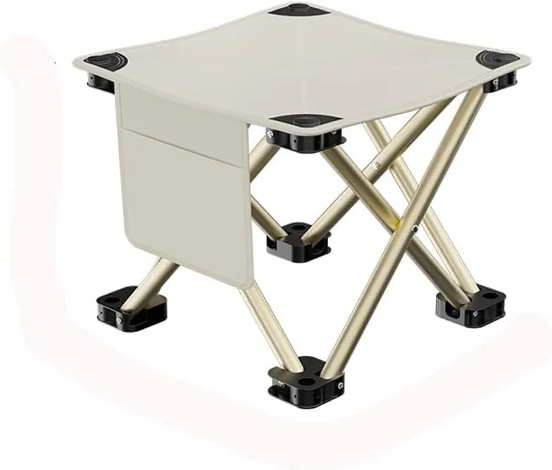 Portable Folding Stool for Camping and Fishing - Lightweight Chair with Carry Bag for Outdoor Activities