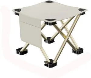 Portable Folding Stool for Camping and Fishing - Lightweight Chair with Carry Bag for Outdoor Activities
