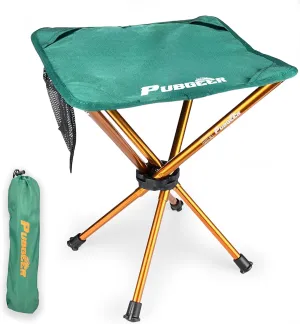 Portable Folding Stool - Ultra Lightweight Aluminum Collapsible Stool for Hunting, Camping, Fishing, Shooting, Hiking