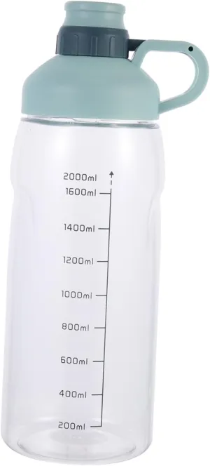 Portable Water Container Measurements Sports Water Jug for Fitness Work School Outdoor Use