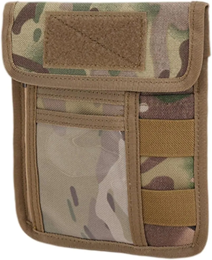 Pouch Card Pouch Men Outdoor Credential Portable Bag for Documents Travel Camping