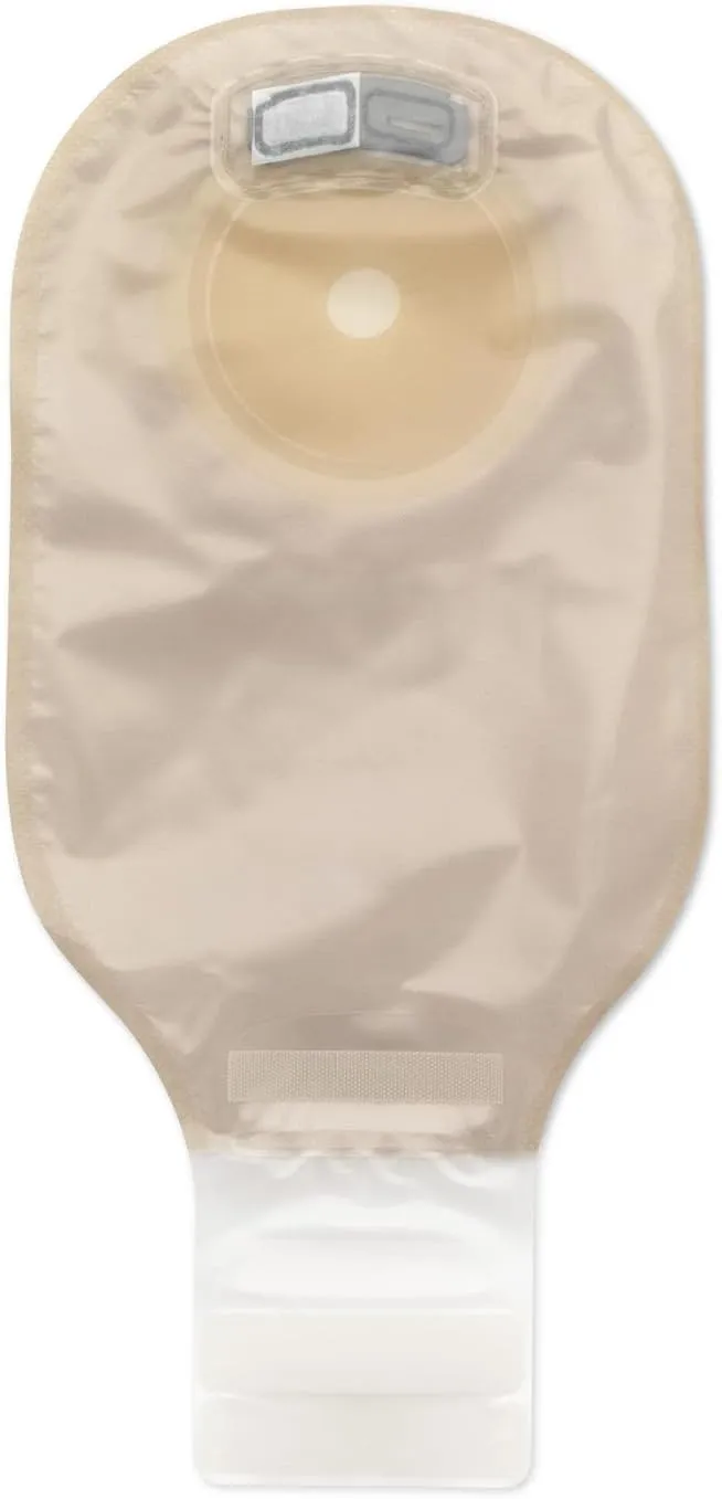 Premier Colostomy Pouch Drainable 5/8 to 2-1/8 Inch Stoma 12"L 1pc System Transparent 88400, 10 Ct