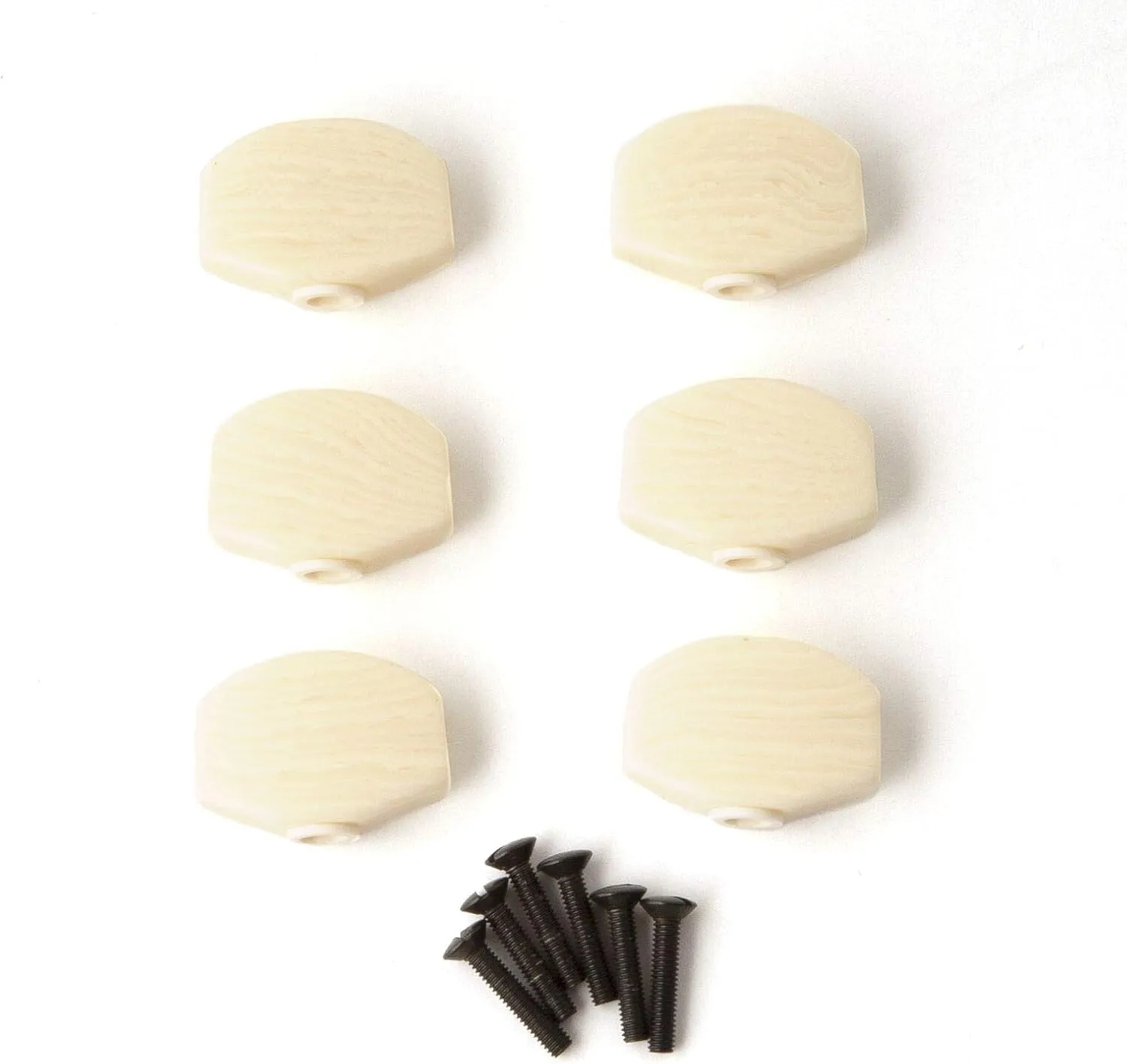 PRS Tuner Buttons (6) For Phase III Locking Tuners - FAUX BONE