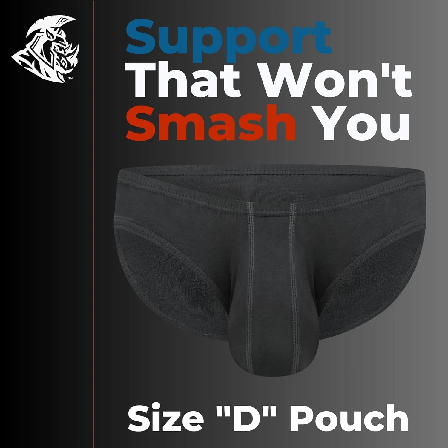 Real Men Ares-Accent Low-Rise Pouch Bikini Brief – 1, 3, 6 Pack with Size ABCD Pouch XS - 5XL