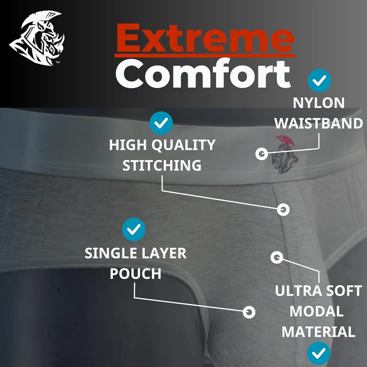 Real Men Ares-Accent Low-Rise Pouch Bikini Brief – 1, 3, 6 Pack with Size ABCD Pouch XS - 5XL