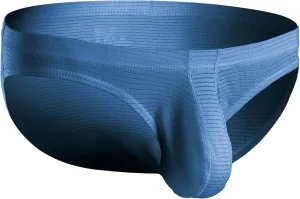 Real Men Ares-Accent Low-Rise Pouch Bikini Brief – 1, 3, 6 Pack with Size ABCD Pouch XS - 5XL