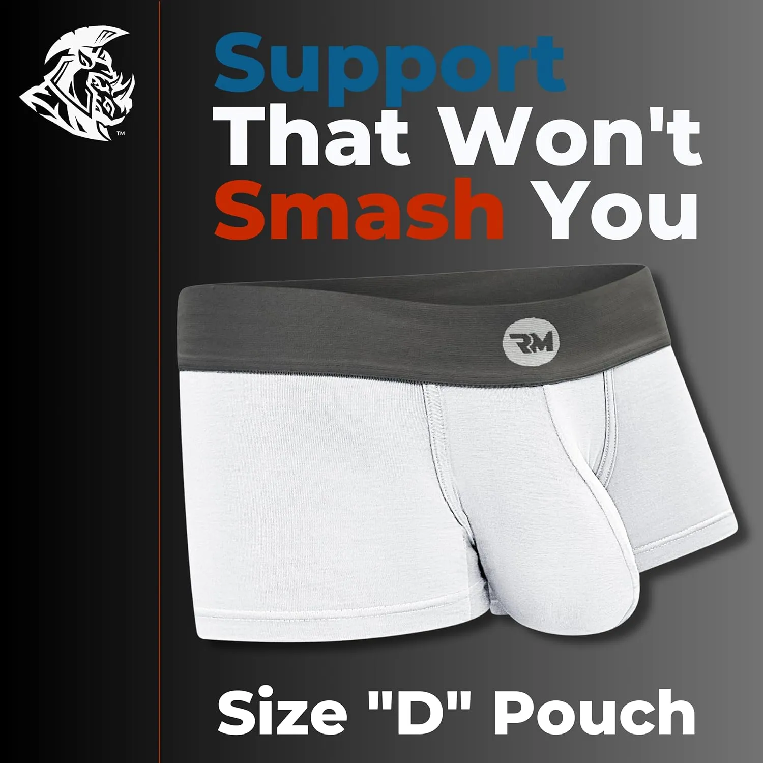Real Men Bulge Enhancing Pouch Underwear for Men – 1, 3 and 6 Pack Set - Modal Boxer Briefs ABCD Pouch