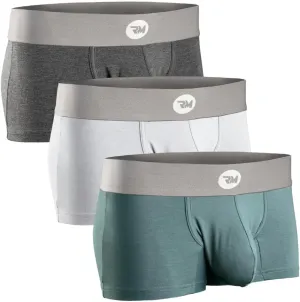Real Men Bulge Enhancing Pouch Underwear for Men – 1, 3 and 6 Pack Set - Modal Boxer Briefs ABCD Pouch