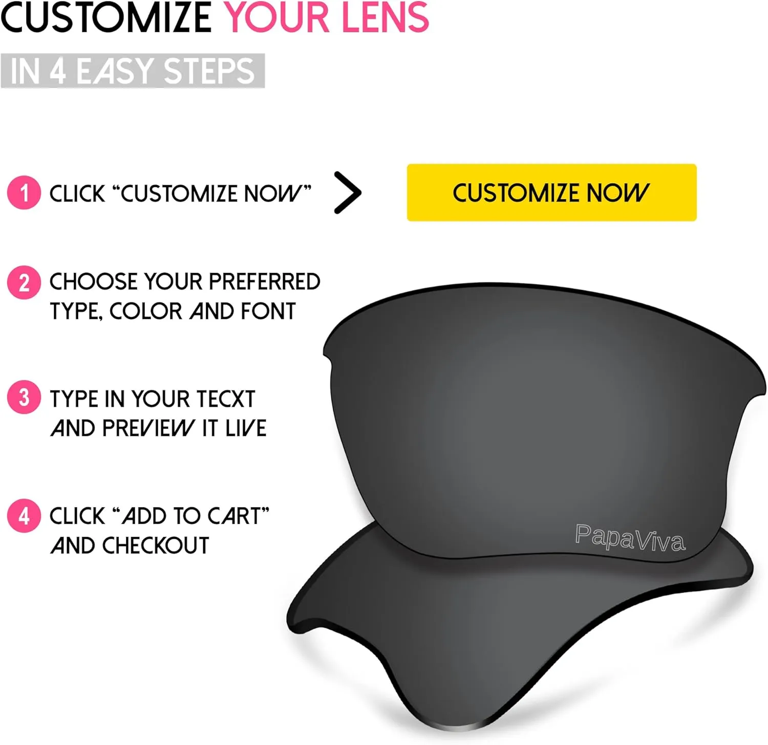 Replacement Lenses for Oakley Bottle Rocket OO9164 62mm Sunglass