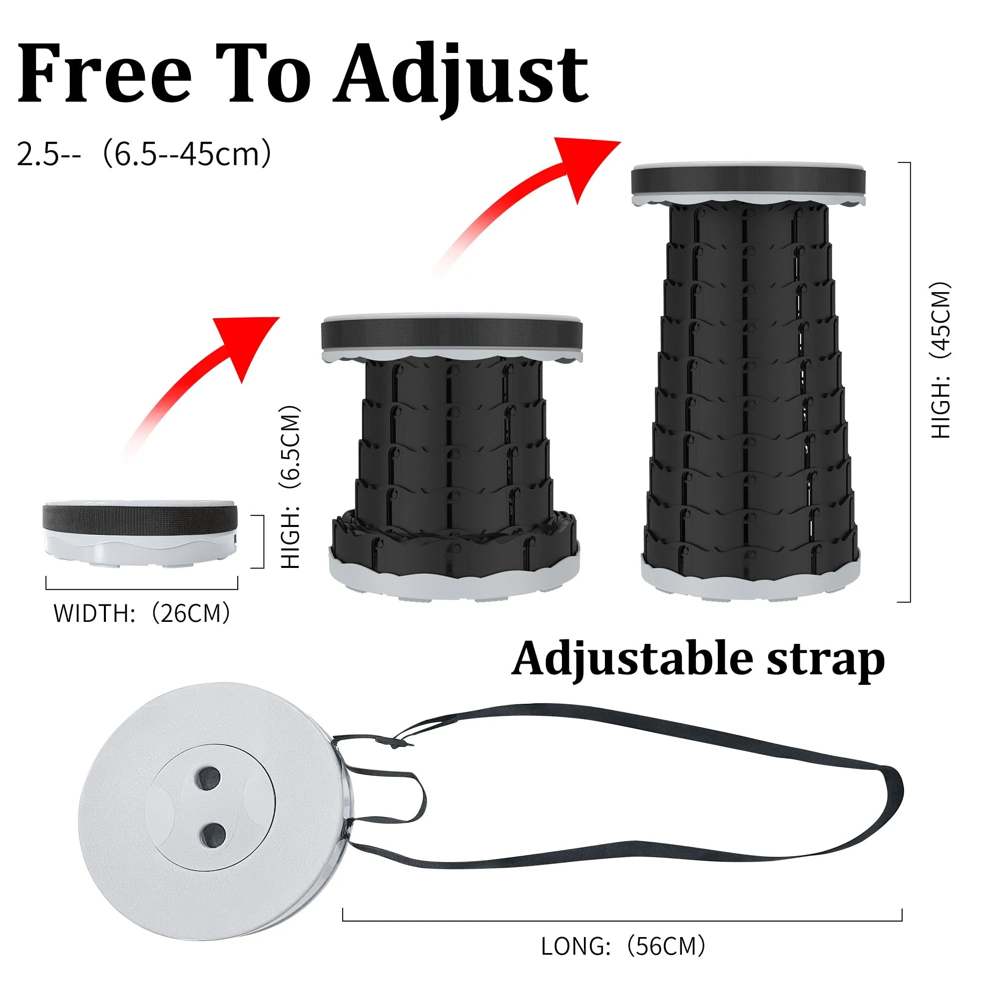 Retractable Outdoor Portable Stool Folding Chair