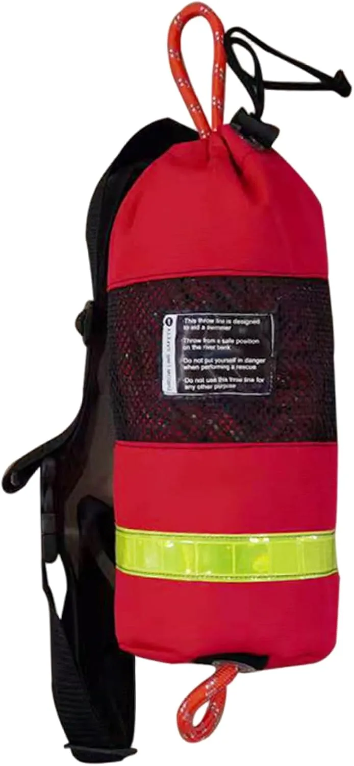 Rope Bag, Portable High Visibility Water Rescue Throw Bag with Rope Floating Pouch for Outdoor Swimming, Kayaking, Rafting, Yachting