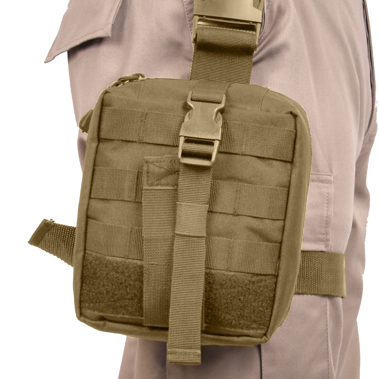 Rothco Drop Leg Medical Pouch Black or Coyote