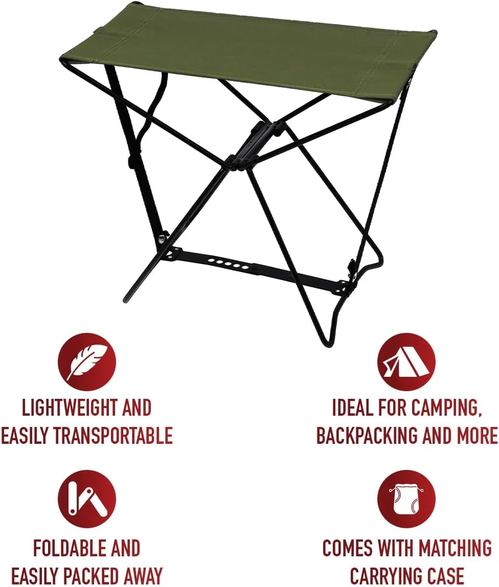 Rothco Folding Camp Stool, Olive Drab