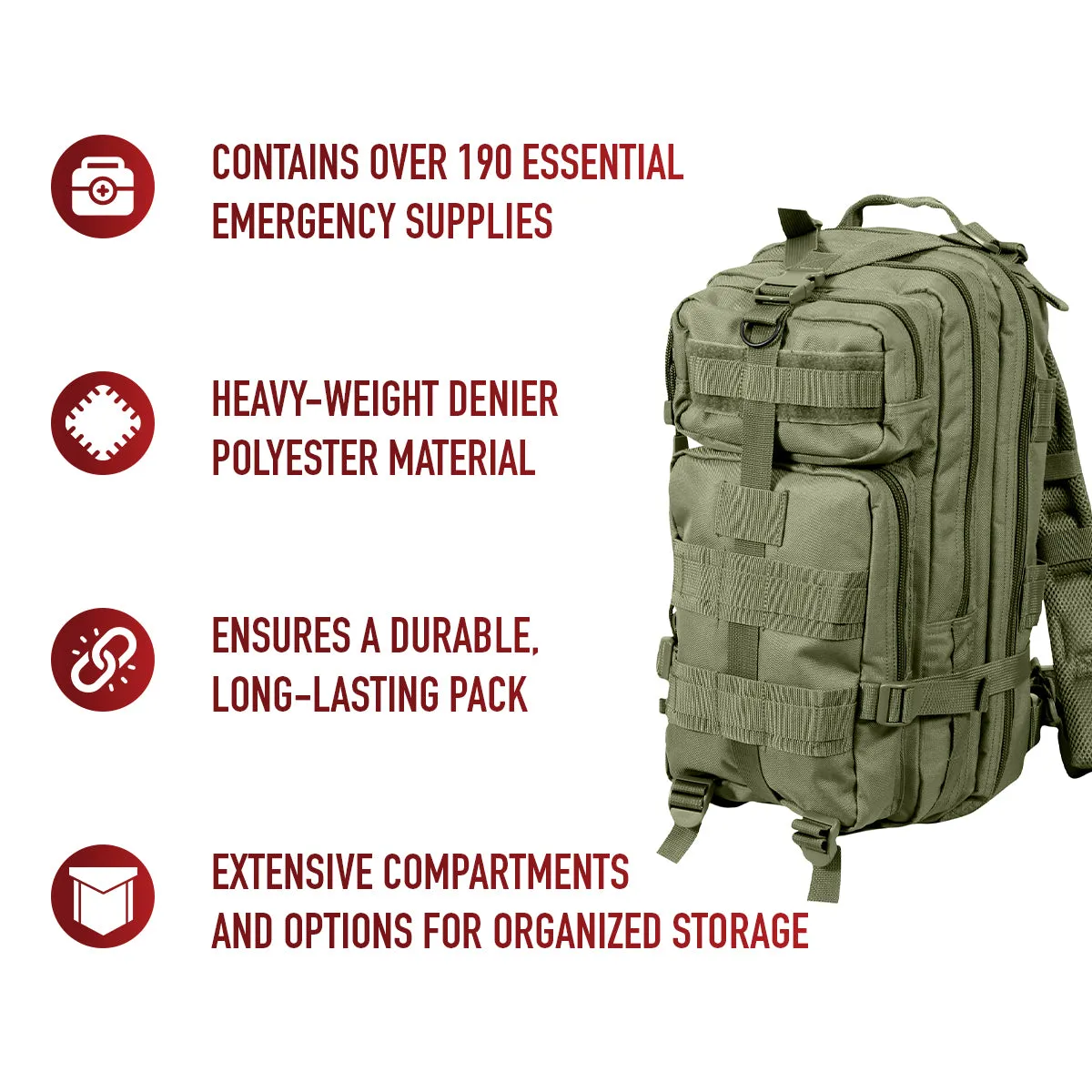 Rothco Trauma Kit Backpack