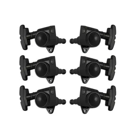 Roto-Grip Locking Rotomatics Black Chrome Set 6  3   3 W/ 3 - Step Button