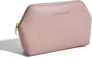 ROWNYEON Small Makeup Bag for Purse, Mini Portable Cosmetic Bags for Women, PU Leather Coin Purse Lipstick Cosmetic Accessories Organizer, Travel Makeup Pouch Zipper Pouch for Men Women