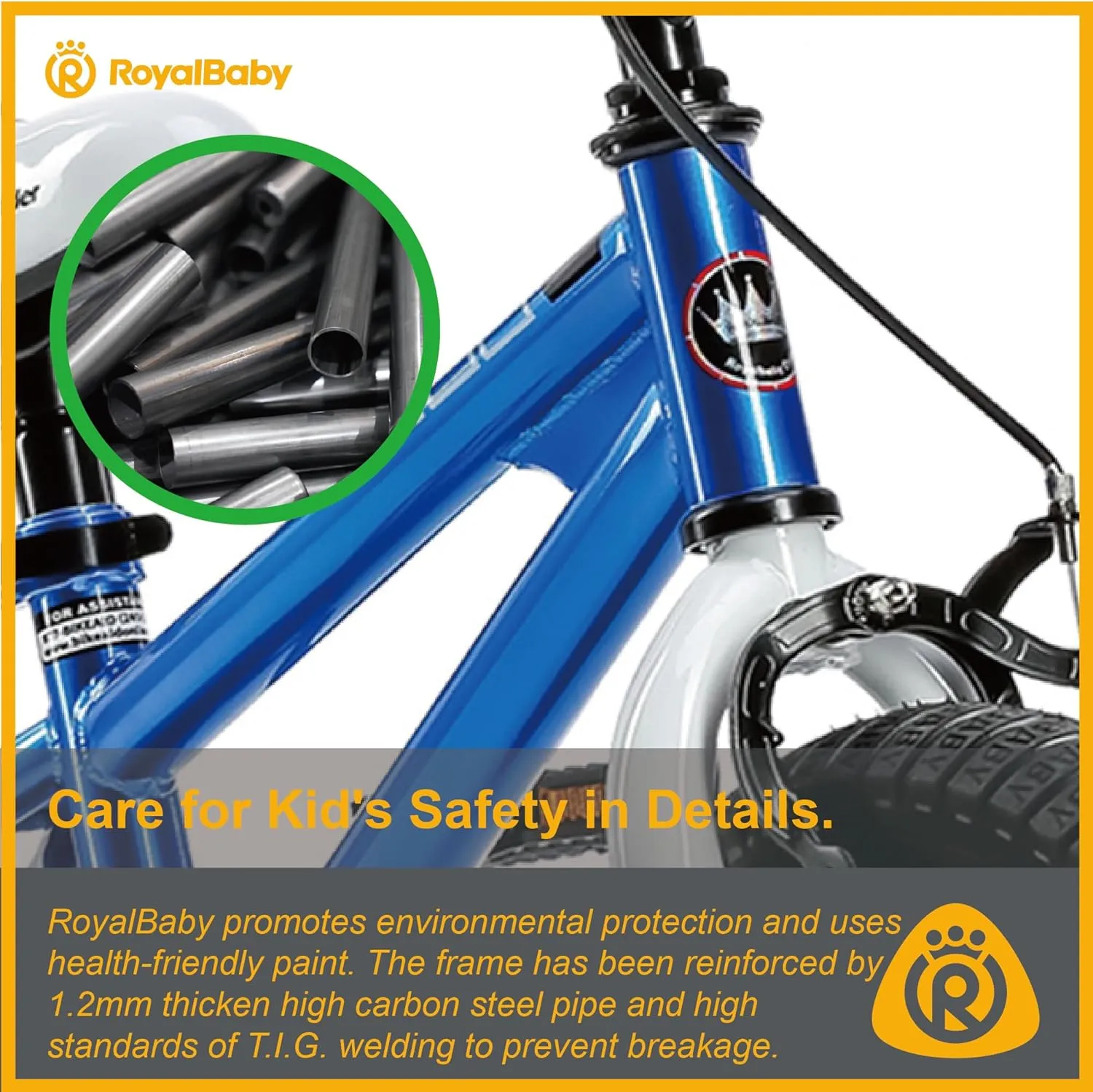 RoyalBaby Kids Bike EZ Freestyle Training Free Balance to Pedal Easy Learning Bicycle, 12-18 Inch for Toddlers to Big Kids
