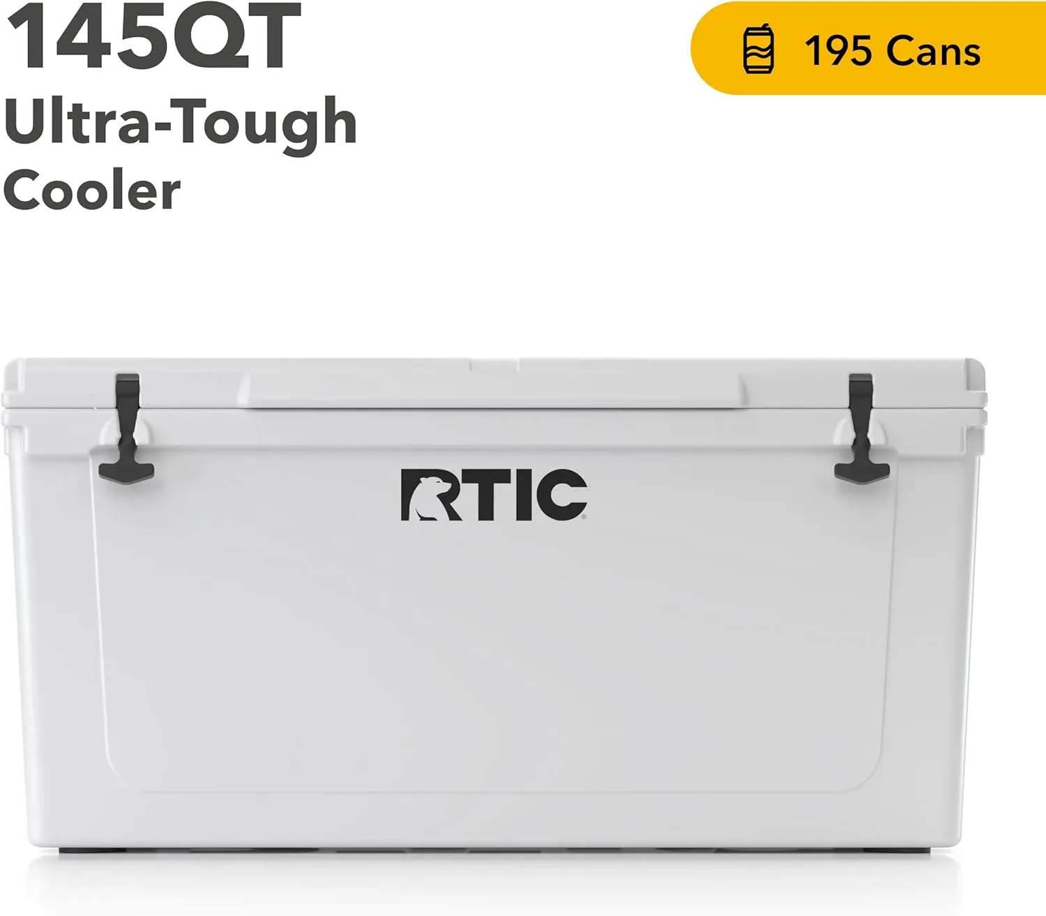 RTIC 145 QT Ultra-Tough Cooler Hard Insulated Portable Ice Chest Box for Beach, Drink, Beverage, Camping, Picnic, Fishing, Boat, Barbecue