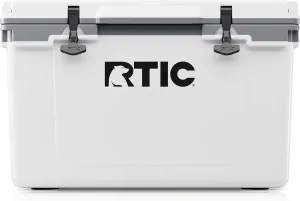 RTIC Ultra-Light 52 Quart Hard Cooler Insulated Portable Ice Chest Box for Beach, Drink, Beverage, Camping, Picnic, Fishing, Boat, Barbecue, 30% Lighter Than Rotomolded Coolers