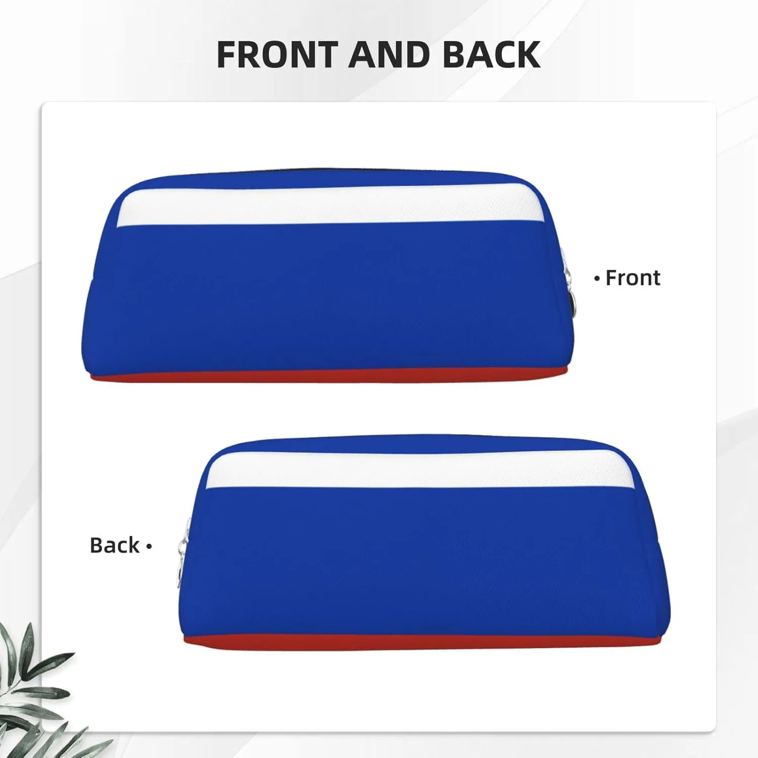 Russian flag Print Versatile Storage Pouch Makeup Bag Travel Office Small Items Organizer Bag