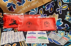 Safe Travels Mini First Aid Kit Delaware Tribal Seal