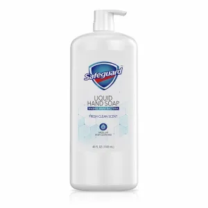 Safeguard Liquid Hand Soap Fresh Clean Scent Micellar Deep Cleansing, 40 Fl Oz (Pack of 1)