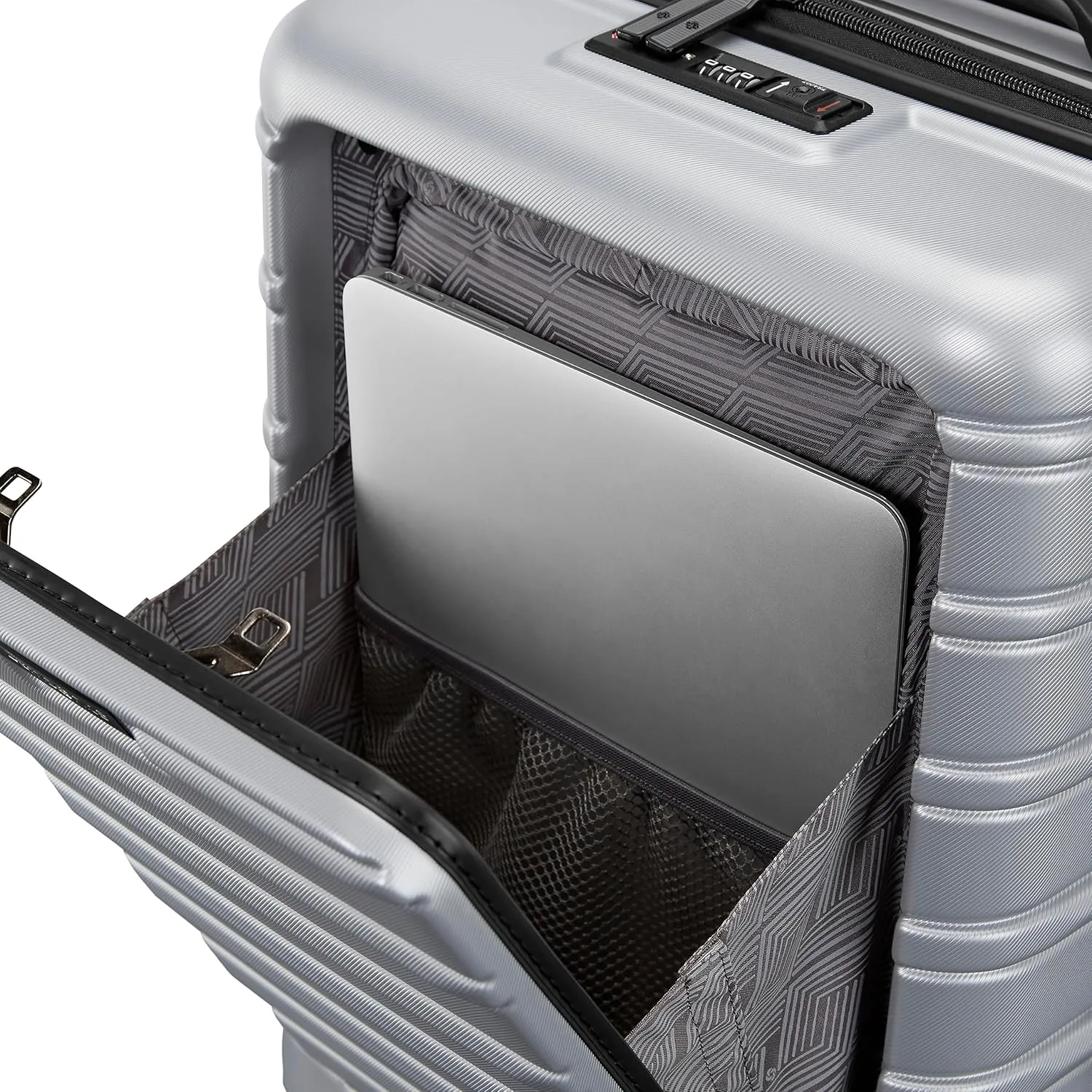 Samsonite Omni 2 Pro Hardside Expandable Luggage with Spinner Wheels, PRO 2PC SET (CO/M), Arctic Silver