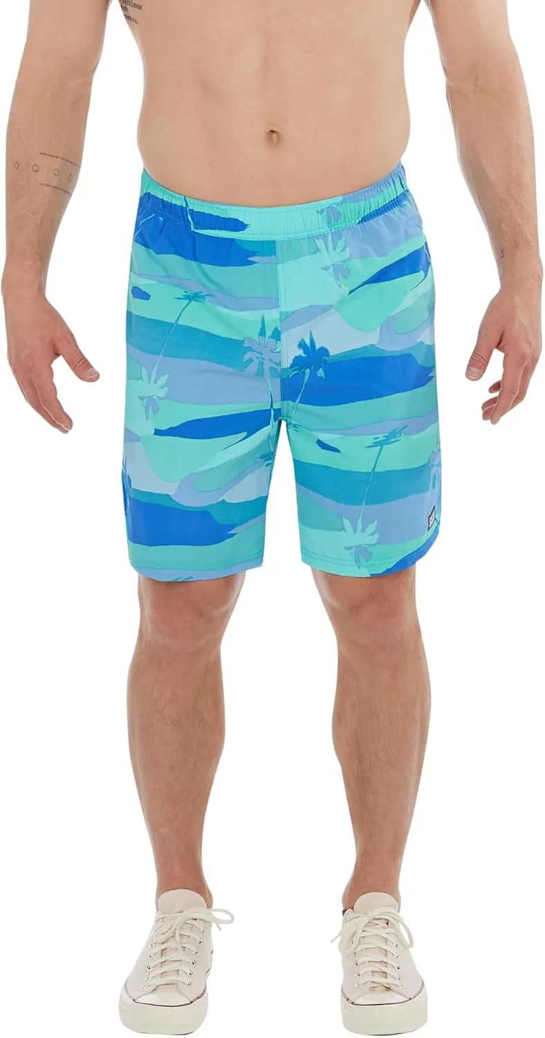 Saxx Men's Underwear - Go Coastal 2N1 Volley 7" with Built-in Pouch Support - Shorts for Men, Spring