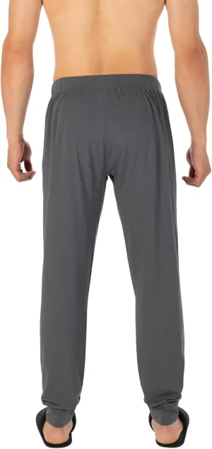 SAXX Underwear Co. Men's Droptemp Cooling Sleep Pant Fly with Built-in Pouch Support, Core
