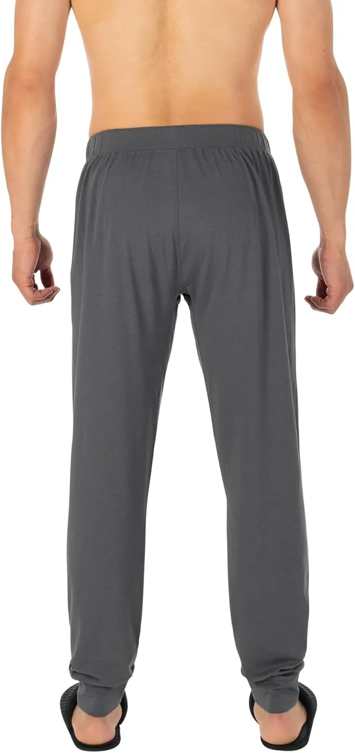 SAXX Underwear Co. Men's Droptemp Cooling Sleep Pant Fly with Built-in Pouch Support, Core