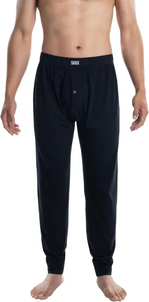 SAXX Underwear Co. Men's Droptemp Cooling Sleep Pant Fly with Built-in Pouch Support, Core