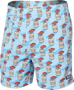 SAXX Underwear Co. Men's Go Coastal 2n1 Volley 5", Fashion